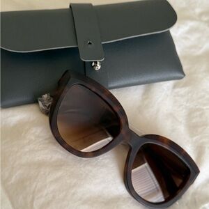 New Freida Rothman Bella Sunglasses with Gold and crystal Accents